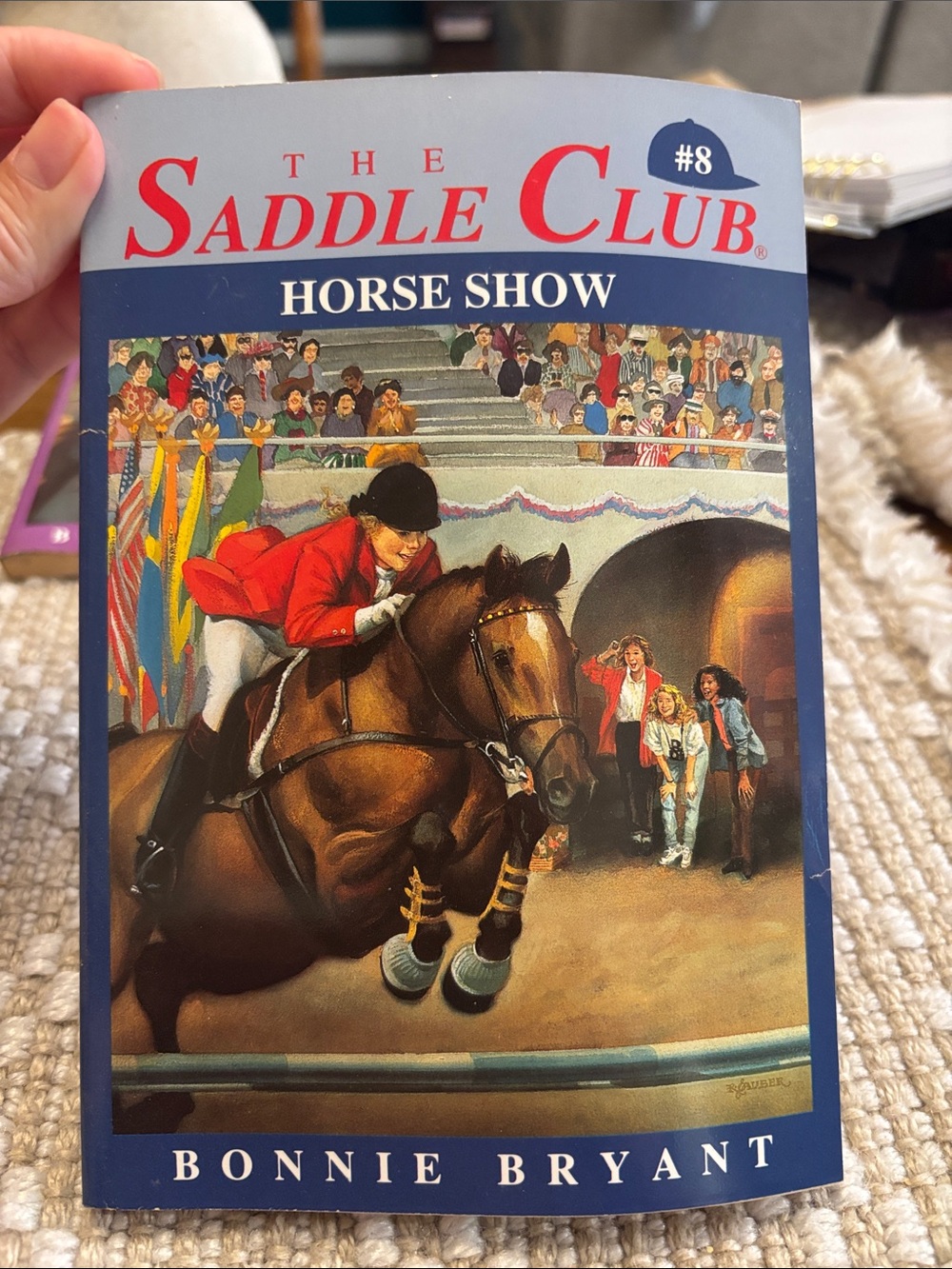 The Saddle Club: Horse Show by Bonnie Bryant - Blue Cover